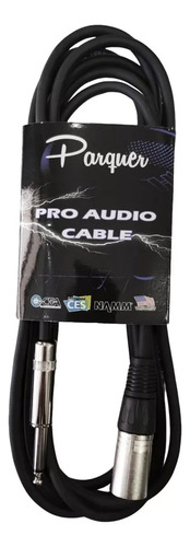 Cable Canon Macho A Plug Macho 6.5 Mm Mono De 3,6 Metros