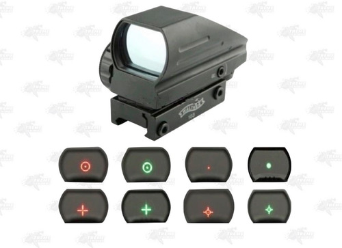 Mira Cqb 4 Reticulas Red Green Dot Marcadora Gotcha Xtreme