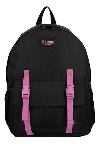 Mochila Backpack Lennox 4xt Black/violet Xtrem 14''