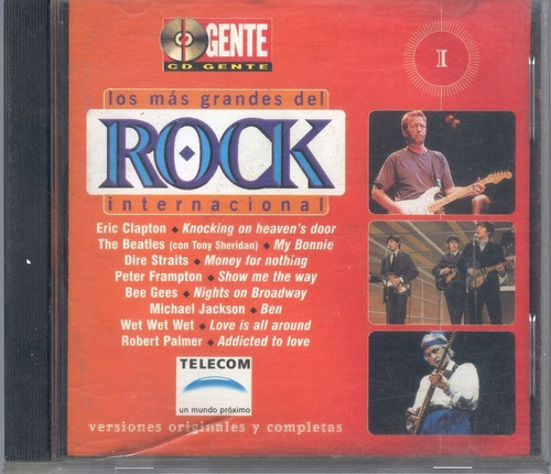 Gente - Los Mas Grandes Del Rock Vol. 1 Intern Cd Usado