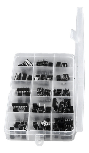 F Kit De Chips Ic De 12 Tipos, 120 Unidades, Ne555 Lm324,