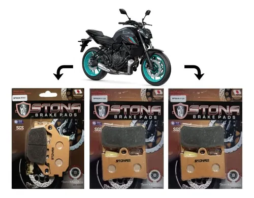 comprar Pastilhas Freio Stona D+t Yamaha Mt07 Mt 07 2014...
