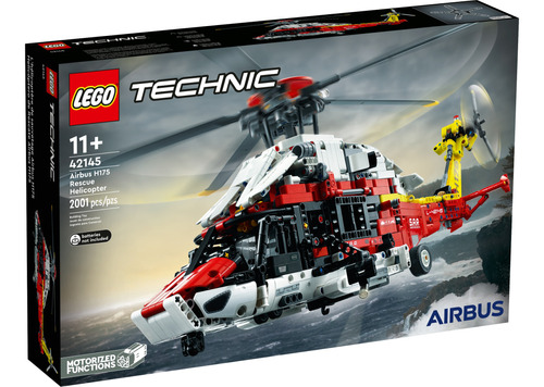 Lego Technic Helicóptero De Rescate Airbus H175 42145 2001pz