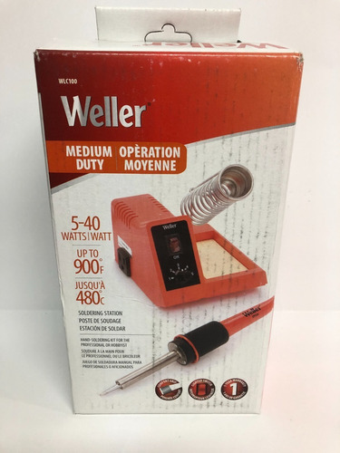 Estación De Soldadura 40w Weller Wlc100 Medium Duty 