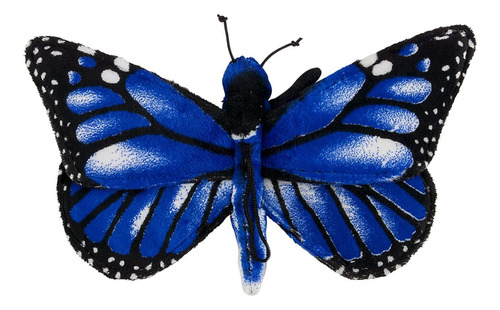 Ap Aventura Planet Felpa - Mariposa (morpho Azul) (13 Pulgad