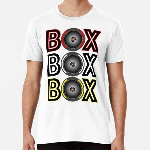 Remera Box Box Box F1 Pit Box Radio Llamada Algodon Premium