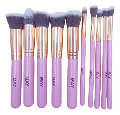 Oferta~set De 10pzs Brochas Para Maquillaje