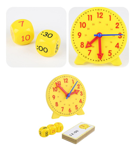 Relógio Infantil Brinquedo De Aprendizagem De Habilidades