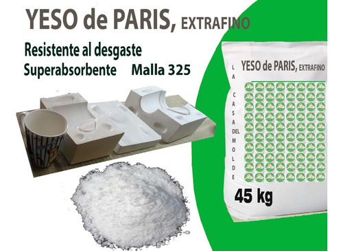Imagen 1 de 3 de Yeso De Paris, Extrafino