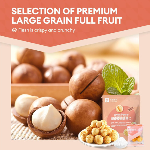 Bestore Nueces De Macadamia Crujientes Nueces Con Sabor A Mo
