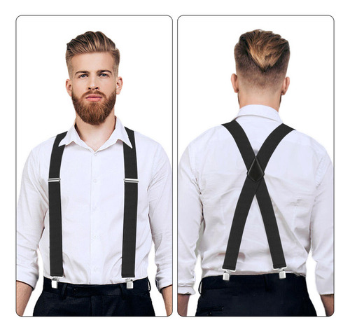 Elegantes Tirantes Ajustables Y Elásticos Para Hombre