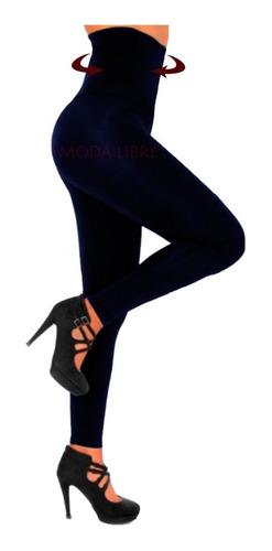 Calza Modeladora Chupin Faja 22cm 100% Lycra Mujer Xs- Xx