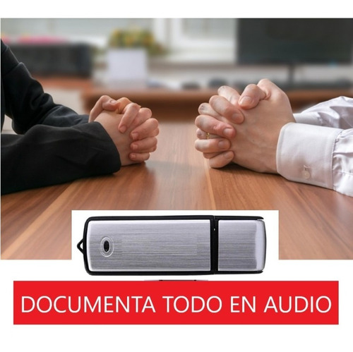 Imagen 10 de 10 de Microfono Espia Pendrive 8gb Bateria Larga Duracion 18hs