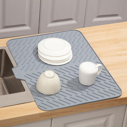 Estera De Secado De Silicona Para Encimera De Cocina Estera