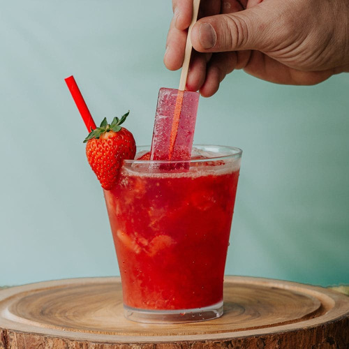 30 Pirulitos De Cristal Para Caipirinha - Kit Com 5 Sabores