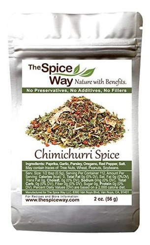 The Spice Way -chimichurri Spice Blend. Non Gmo, No Preserva