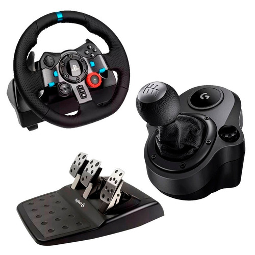 [ ] Timón C/ Pedal Logitech G29 Ps4 Pc + Palanca G29