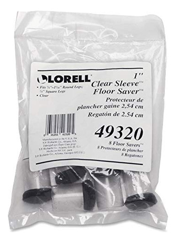 Protector De Suelo Transparente Lorell 49320, 8 Unidades