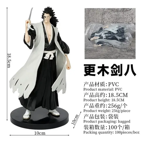 Figura Kenpachi Zaraki - Bleach Anime 18 Cm Importado