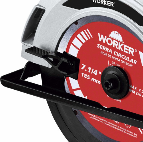 Serra Circular Manual 7.1/8 1300w - 127v Worker