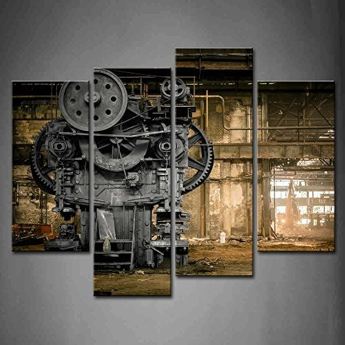 Máquina De Arte De Pared De Steampunk Máquina De Pintura De