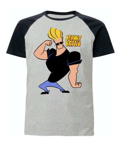 Remera Ranglan Gris - Johnny Bravo - Serie