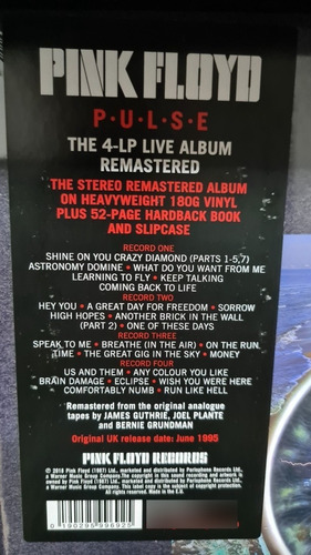 Lp Box Pink Floyd Pulse Imp Lacrado Frete Grátis Promoção