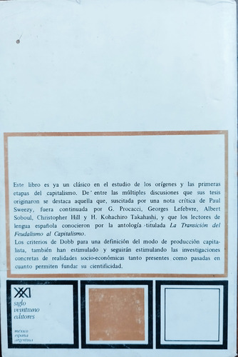 Estudios Sobre El Desarrollo Del Capitalismo - Maurice Dobb