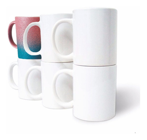 Imagen 1 de 10 de Taza Blanca 11oz Para Sublimación Tlp Sublimar 23 Pz +1 Surt