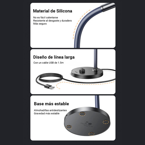 Micrófono De Escritorio Oficina Ugreen Cm564 360° Usb