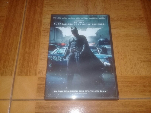 Batman El Caballero De La Noche Asciende Dvd