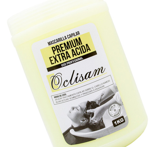 Oclisam Premium Extra Acida Mascara Capilar Profesional 1kg