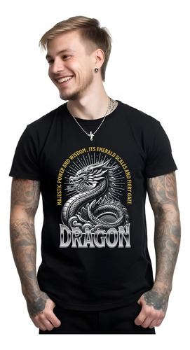 Camiseta Stompy Streetwear Dragon Tattoo