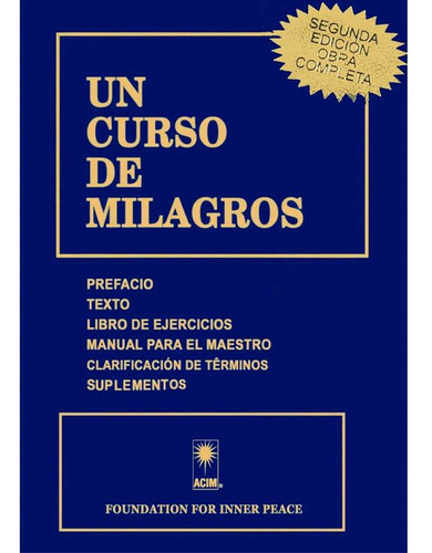 Libro Un Curso De Milagros (segunda Edición)