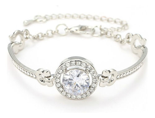 Pulsera De Cadena De Circón Con Hebilla Pulsera Decorativa