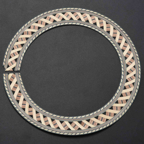 Classical Guitar Wood Inlay Soundhole Rosette Inner Dia 93mm