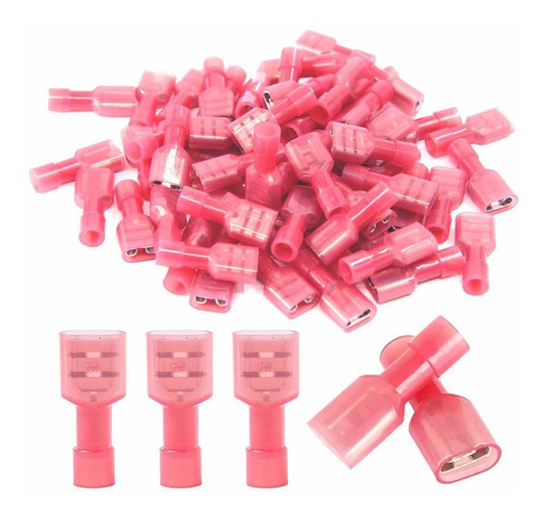 120 Pcs Hombre Hombre Alambre Spade Conectores Crimp Co...