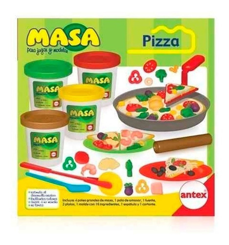Imagen 1 de 1 de Juego De Masa Antex Masa Pizza 2148 E. Full