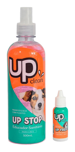 Educador Sanitário Up Stop 500ml E Up Free 20ml Up Clean