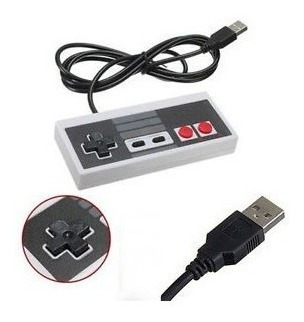 Imagen 2 de 2 de Control Gamepad Modelo Nintendo Classic Usb Para Pc Njoytech