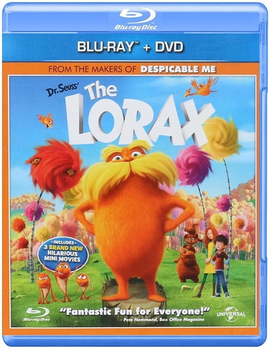 Lorax En Busca De La Trufula Perdida Blu-ray + Dvd