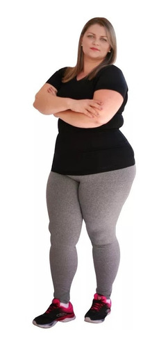 Kit Calça Flare +  Legging Plus Size Cintura Alto 48 A 66