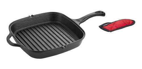 Frigideira Cook Grill 23,5cm X 23,5 Cm Com Protetor