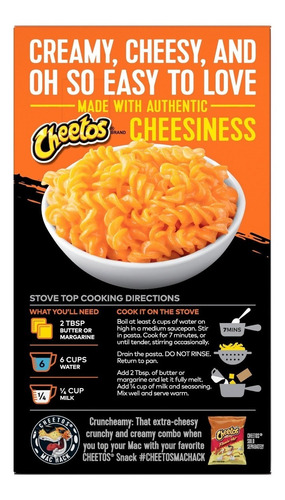 Imagen 4 de 6 de Cheetos Macarrones De Queso 5.9 Oz (170g) Envio Ya