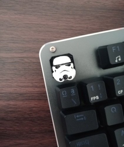 Star Wars Stormtrooper Keycap Tecla Para Teclado Mecánico