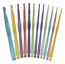 Comprar Set De 12 Crochés Crochet De Plástico Coloridos