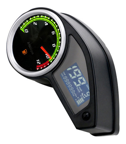 Motocicleta Speedmeter Lcd Digital Cuentakilómetros Tacómetr