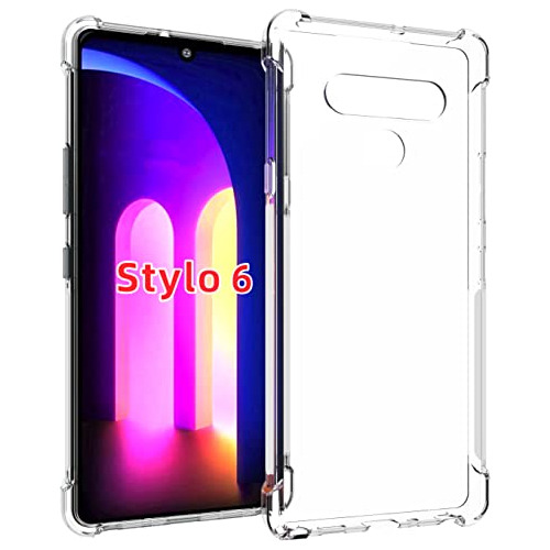 Funda Ustiya Para LG Stylo 6 Y LG K71 De Tpu Transparente Co