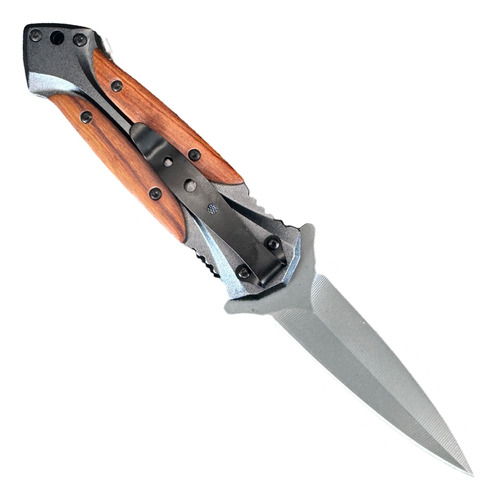 Canivete Tático Semi Automatico Benchmade Da27 Wood Butterfl