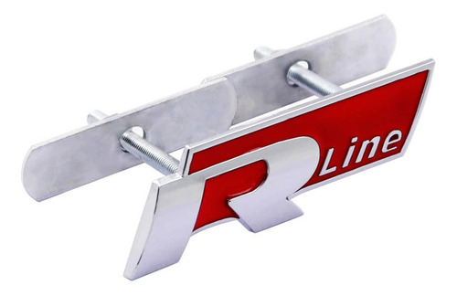 Insignia Emblema R Line Audi Vw Frontal Parilla Metalico